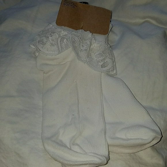 Urban Outfitters Accessories - White lace ankle dress socks by Urban outfitters